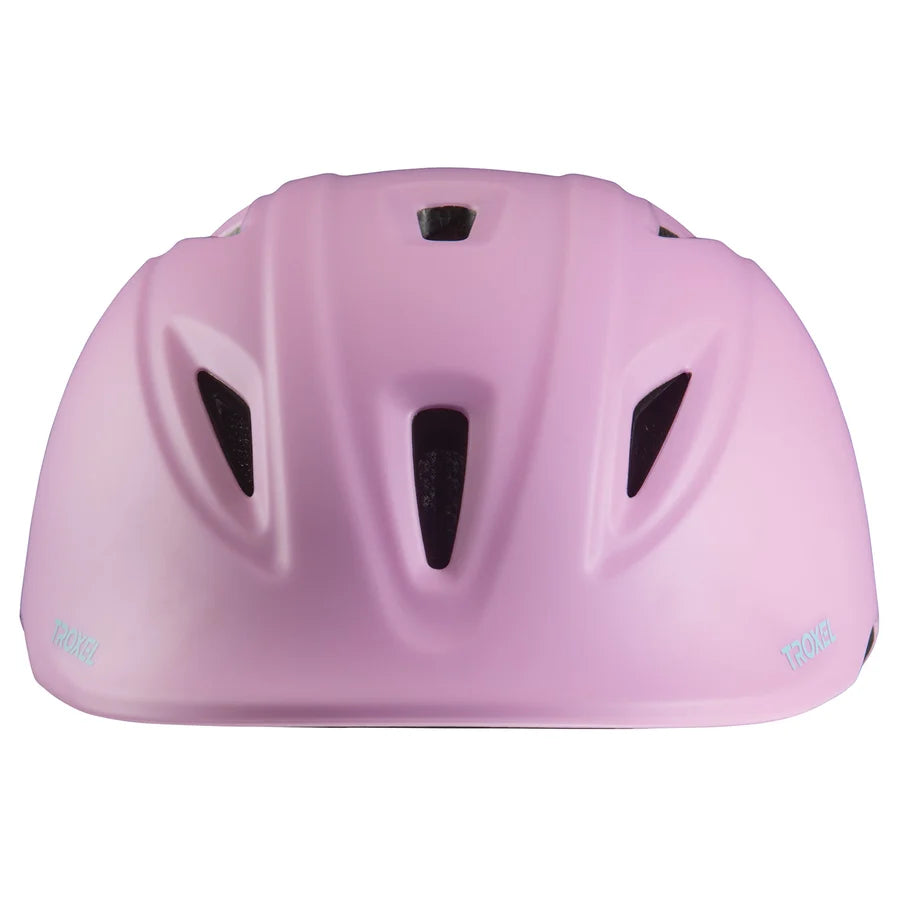 Casco de equitación Troxel Youngster lila, vista frontal