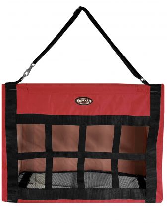 SHOWMAN HEAVY DUTY CORDURA HAY FEEDER WITH BAR TOP (BOLSA DE ZACATE)