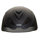 Casco de equitación Troxel Liberty negro Duratec, vista frontal