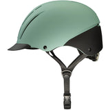 Casco de equitación Troxel Spirit menta Duratec, vista lateral de perfil