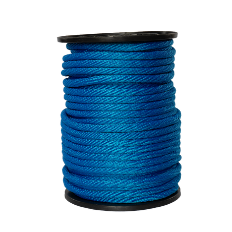 Carrete de 10 kg de cuerda Derby ST 5/8" Conatex color azul rey