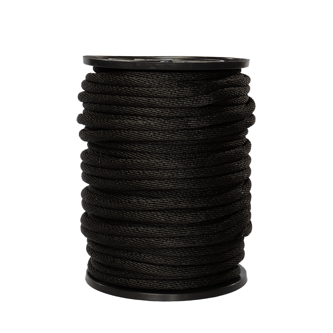 Carrete de 10 kg de cuerda Derby ST 5/8" Conatex color negro
