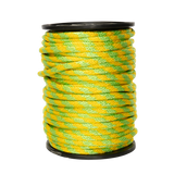 Carrete de 10 kg de cuerda Derby ST 5/8" Conatex color amarillo con limón