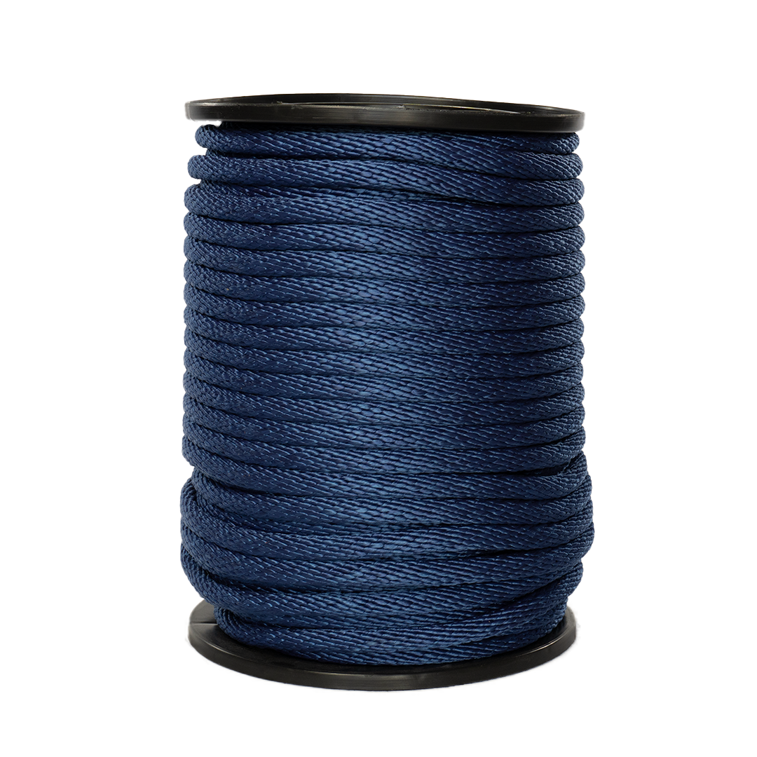 Carrete de 10 kg de cuerda Derby ST 5/8" Conatex color azul marino