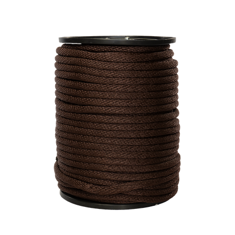 Carrete de 10 kg de cuerda Derby ST 5/8" Conatex color café