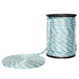 Carrete de 10 kg y rollo de cuerda Derby ST 5/8" Conatex color blanco con aqua