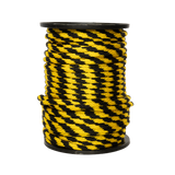 Carrete de 10 kg de cuerda Derby ST 5/8" Conatex color negro con amarillo