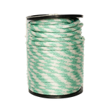 Carrete de 10 kg de cuerda Derby ST 5/8" Conatex color blanco con turquesa