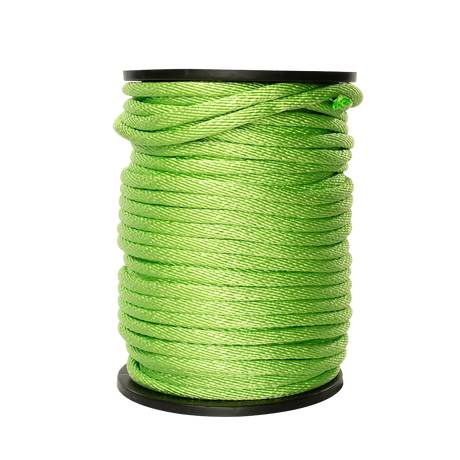 Carrete de 10 kg de cuerda Derby ST 5/8" Conatex color limón