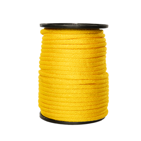 Carrete de 10 kg de cuerda Derby ST 5/8" Conatex color amarillo
