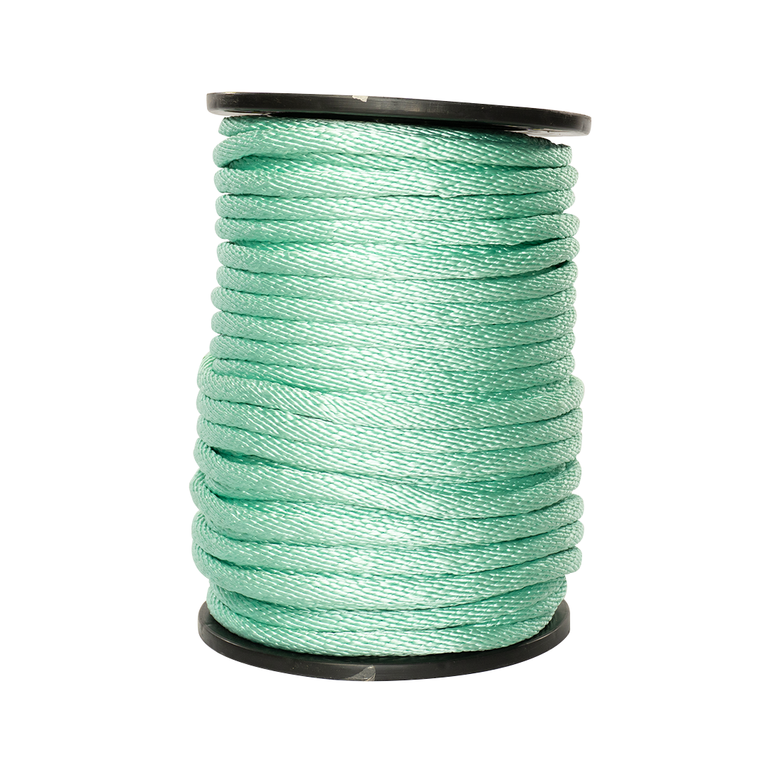 Carrete de 10 kg de cuerda Derby ST 5/8" Conatex color turquesa
