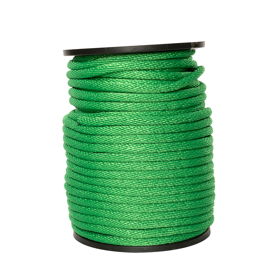 Carrete de 10 kg de cuerda Derby ST 5/8" Conatex color esmeralda