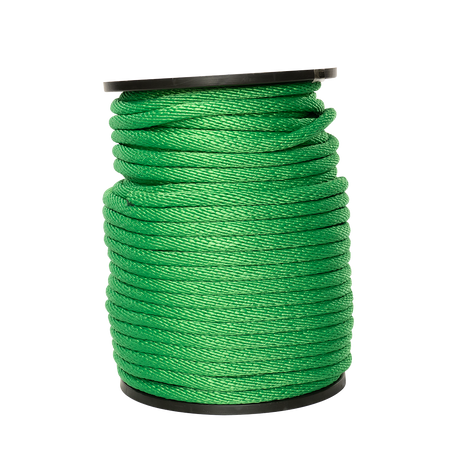 Carrete de 10 kg de cuerda Derby ST 5/8" Conatex color esmeralda