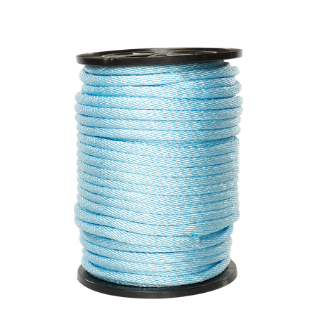 Carrete de 10 kg de cuerda Derby ST 5/8" Conatex color aqua