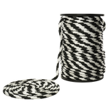 Carrete de 10 kg y rollo de cuerda Derby ST 5/8" Conatex color blanco con negro