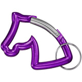 LLAVERO MOSQUETÓN FORMA CABEZA CABALLO