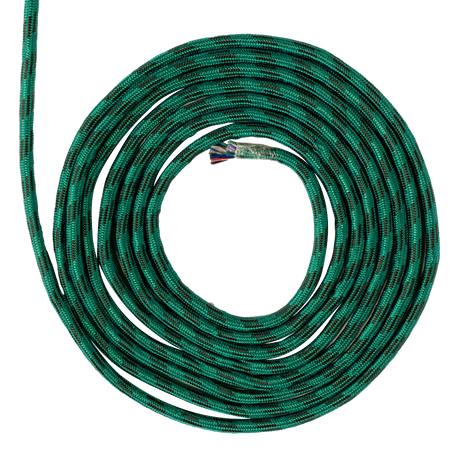 Soga diamante suave Elvontek 3/8 VERDE/NEGRA - rollo