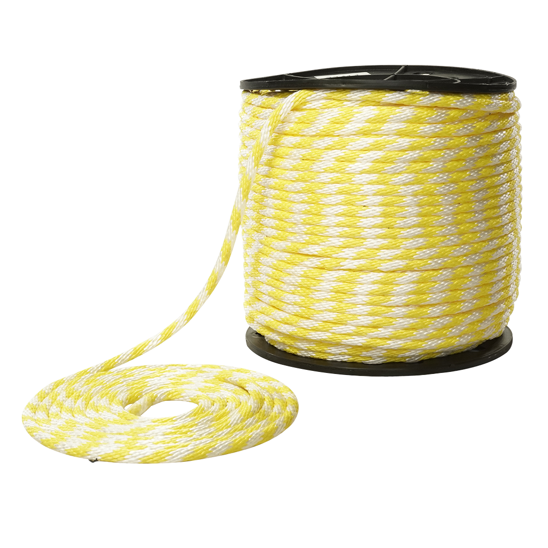 Soga espiroide Elvontek 15/32 AMARILLO/BLANCO - carrete y rollo