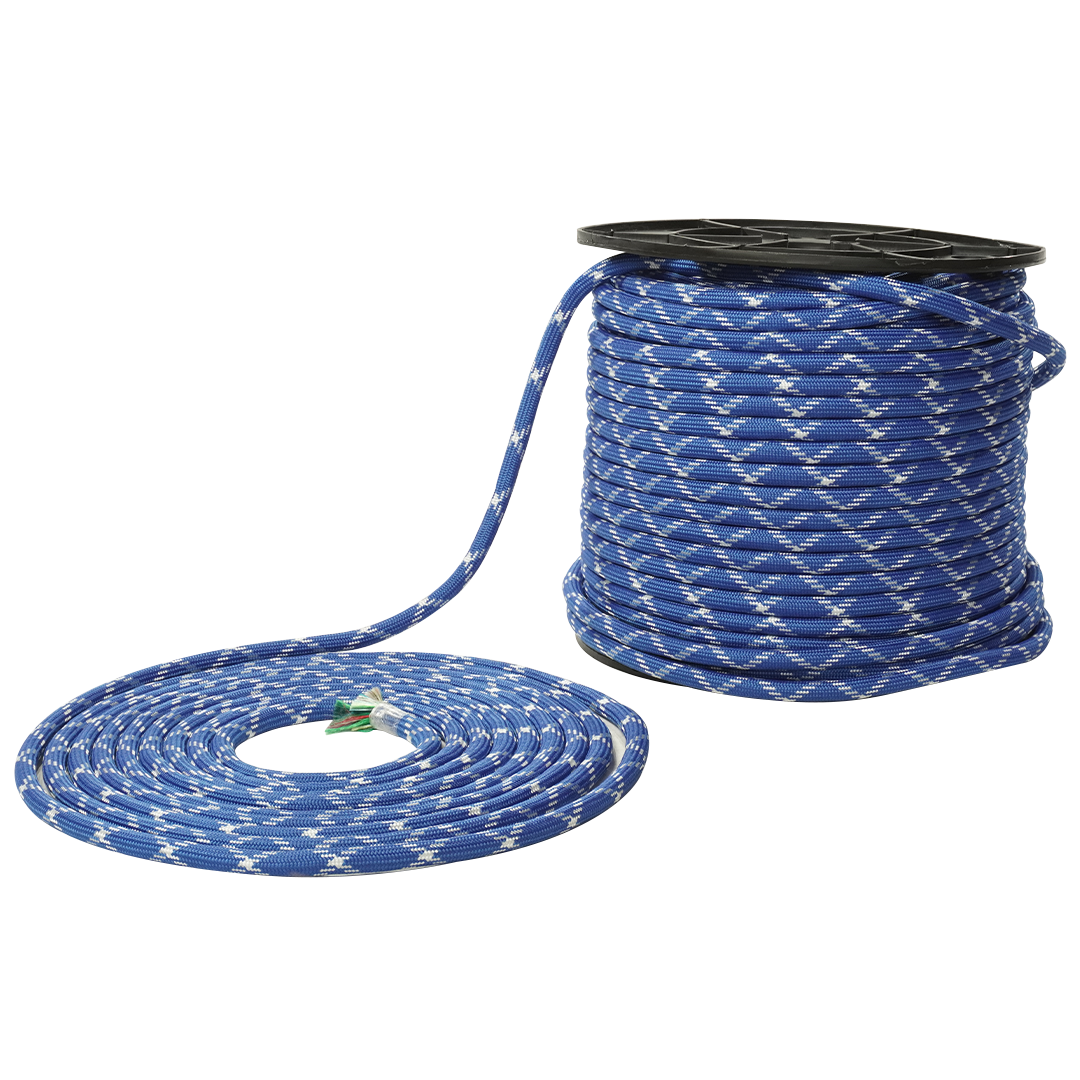 Soga diamante suave Elvontek 1/2 AZUL/BLANCO - carrete y rollo