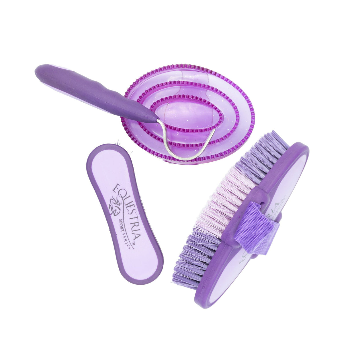 EQUESTRIA SPORT GROOMING ESSENTIALS JUEGO DE ASEO DE 4 PIEZAS