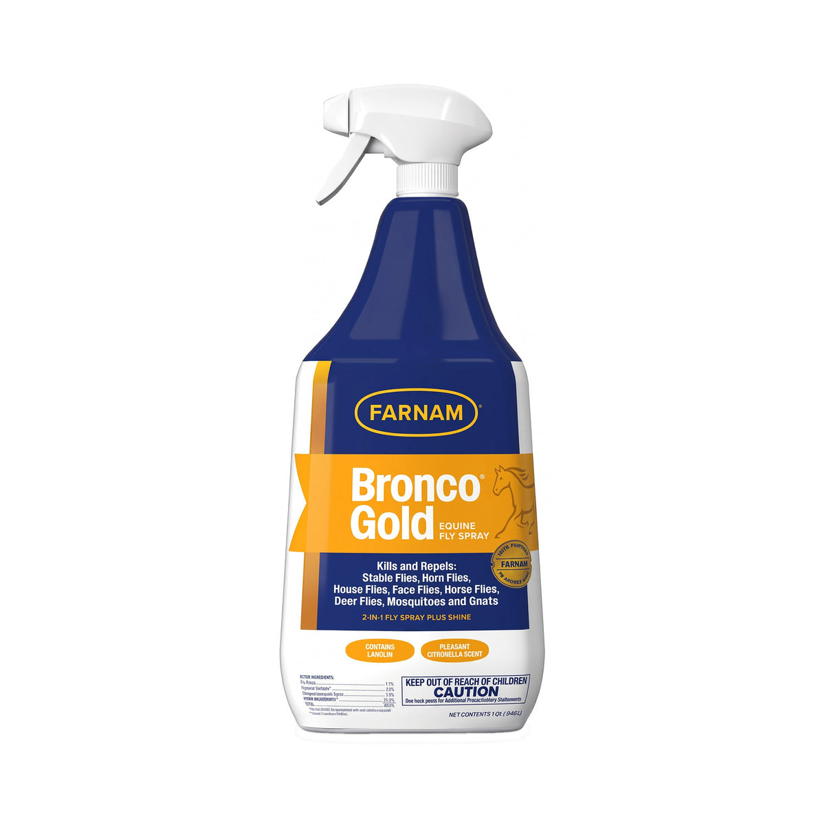 BRONCO GOLD EQUINE FLY SPRAY 32OZ