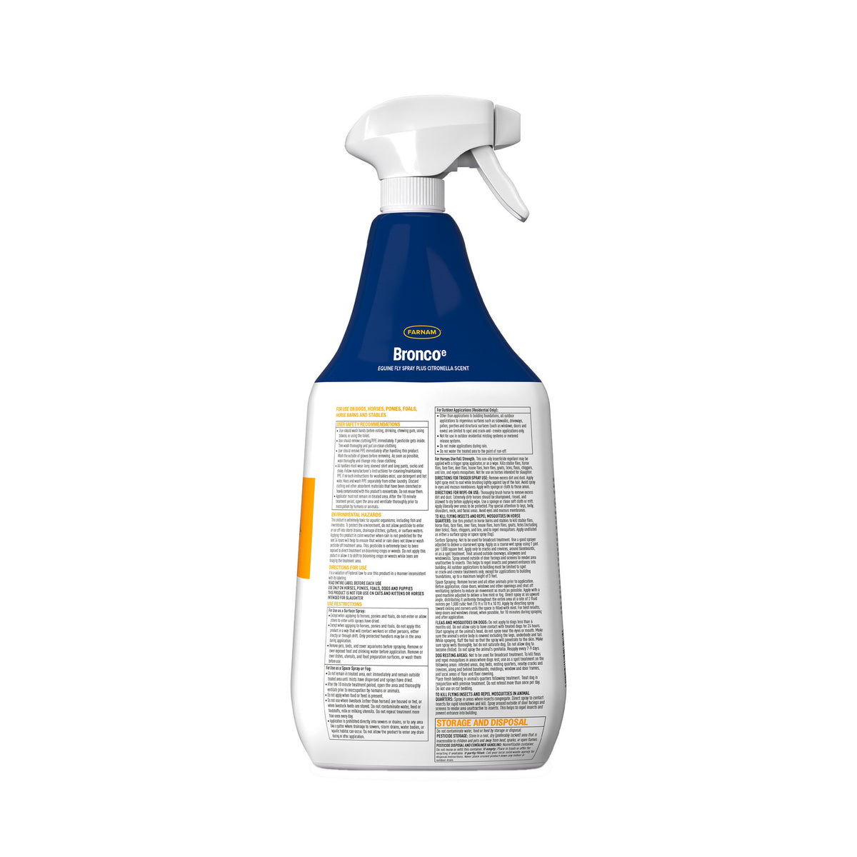BRONCO-E EQUINE FLY SPRAY 32OZ