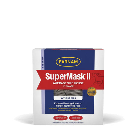 MASCARA CONTRA MOSCAS PARA EQUINOS SIN OREJERAS SUPERMASK II