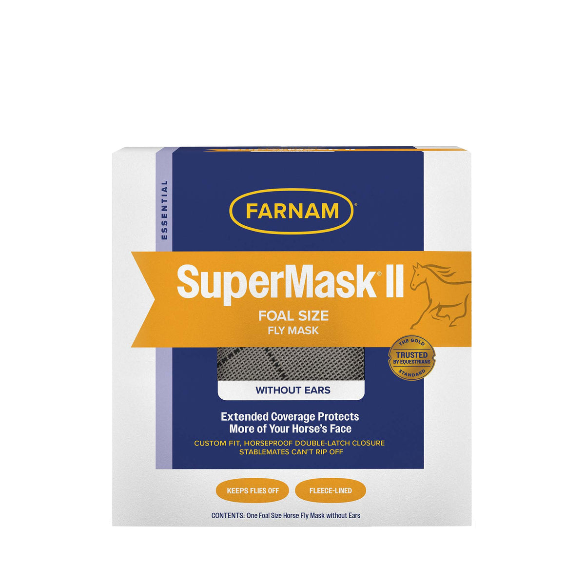 MASCARA CONTRA MOSCAS PARA EQUINOS SIN OREJERAS SUPERMASK II