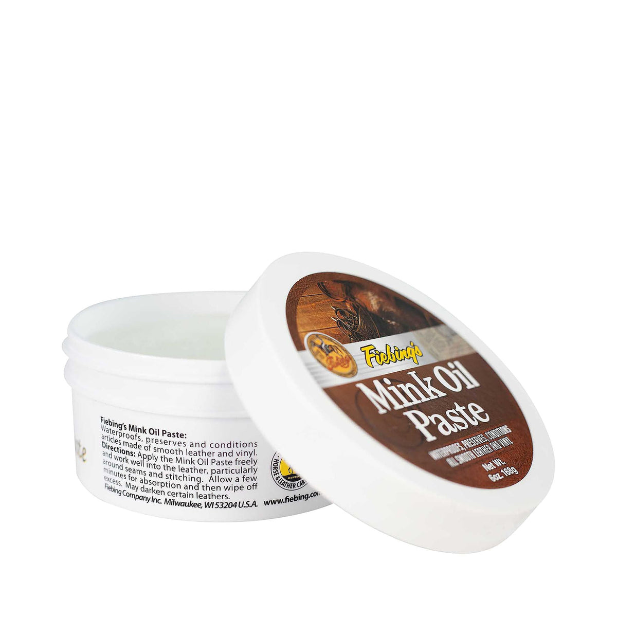 FIEBINGS MINK OIL PASTE ( ACEITE DE VISÓN Y PATA DE BUEY EN PASTA ) 6 OZ