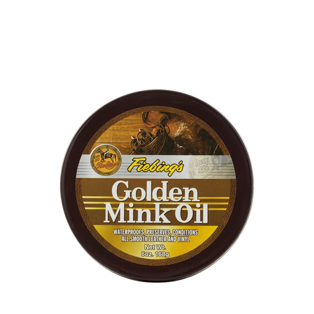 FIEBINGS GOLDEN MINK OIL LEATHER PRESERVER 6 OZ