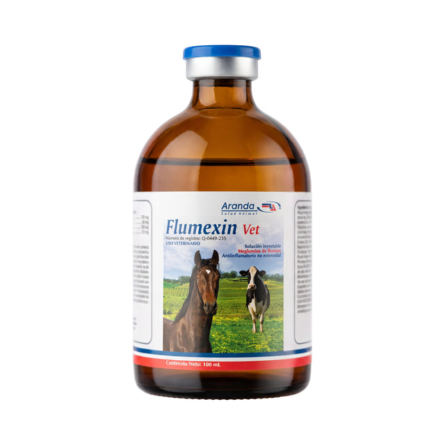 FLUMEXIN VET (FLUNIXIN MEGLUMINA 83 mg/ml & EQUIVALENTE A 50 mg/ml DE FLUNIXIN BASE)