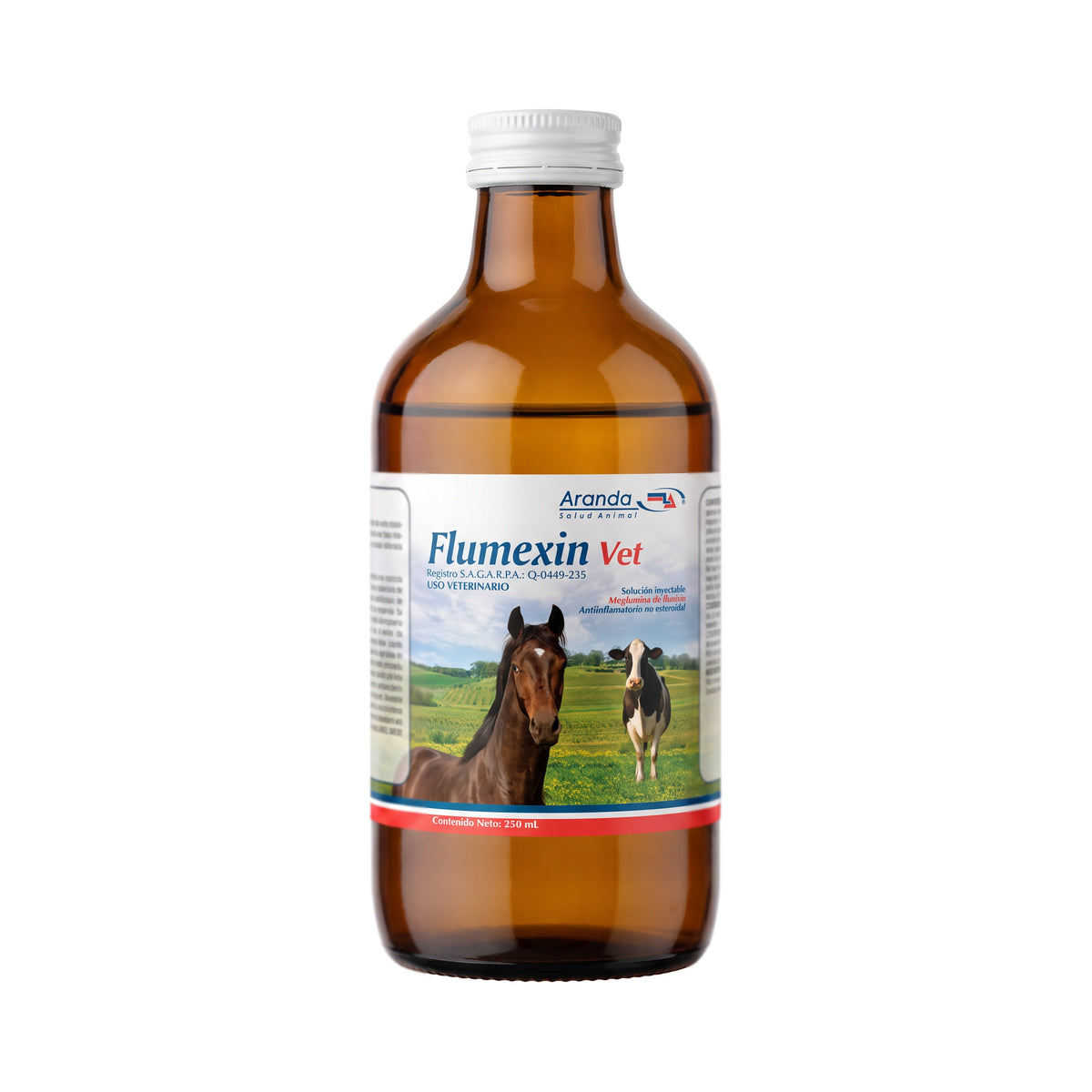 FLUMEXIN VET (FLUNIXIN MEGLUMINA 83 mg/ml & EQUIVALENTE A 50 mg/ml DE FLUNIXIN BASE)