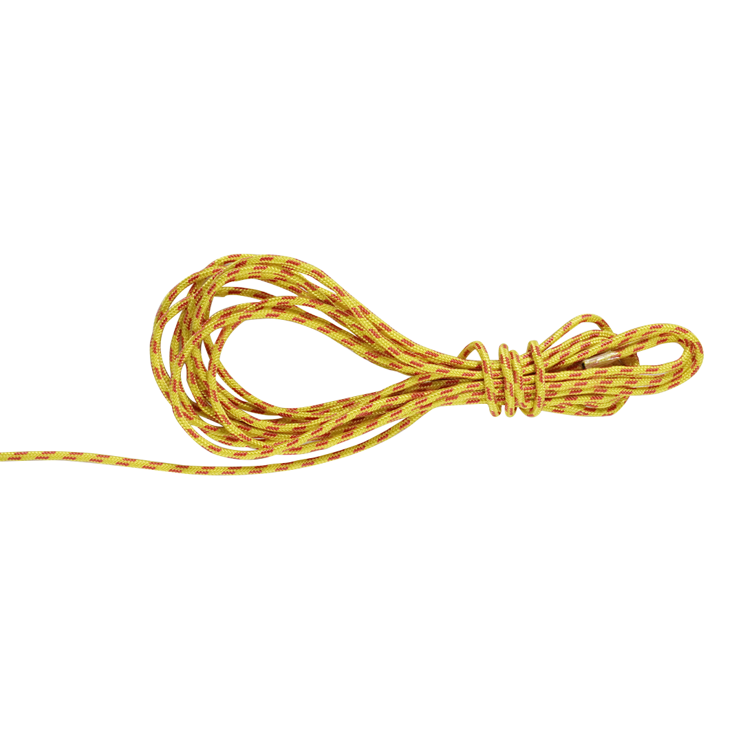 Soga trenzada diamante Jarcimex 5 mm AMARILLO/ROJO - carrete y rollo