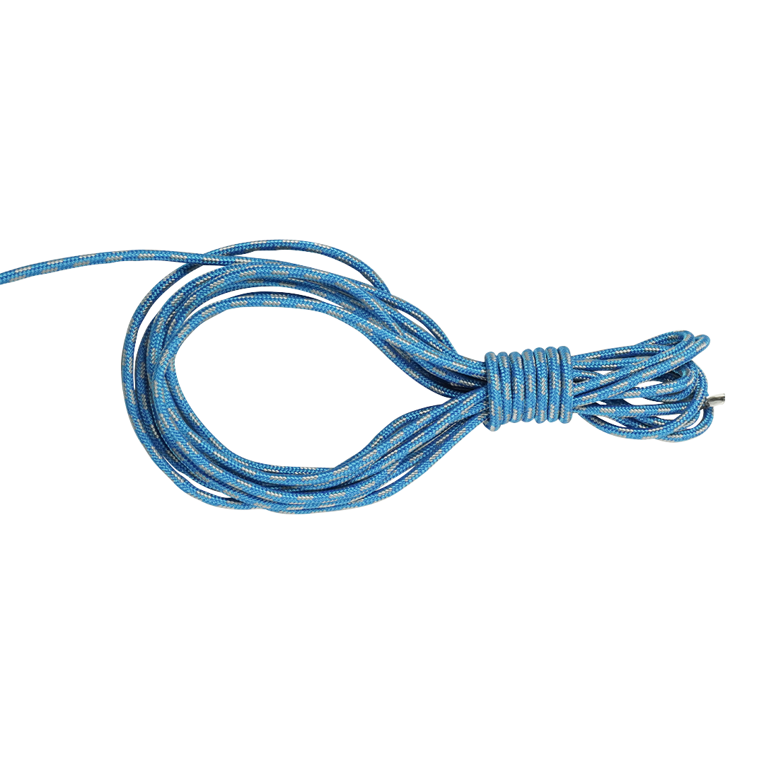 Soga trenzada diamante Jarcimex 5 mm AZUL/BLANCO - carrete y rollo