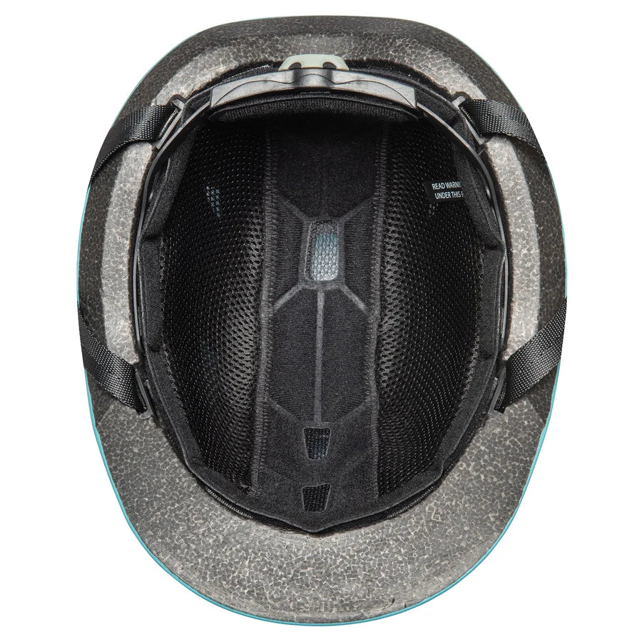 Interior del casco Troxel Youngster negro con el forro acolchado