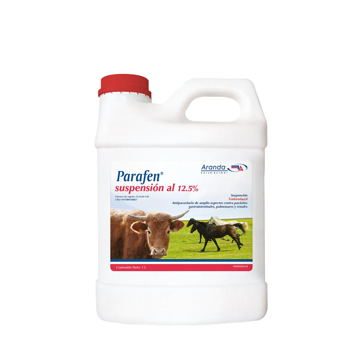 PARAFEN SUSPENSION 1 LT (SUSPENSION ORAL FEBENDAZOL AL 12.5%)