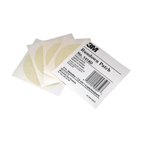 PARCHES ADHESIVOS CIRCULARES 3M (RUNDOWN PATCH) PAQUETE CON 4 PIEZAS