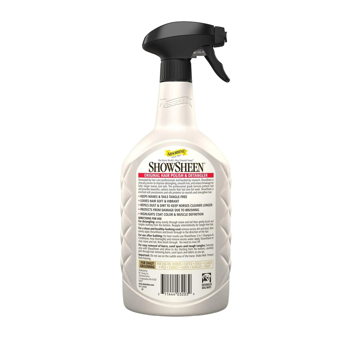 SHOWSHEEN POLISH PARA CRINES & DESENRREDANTE ABSORBINE