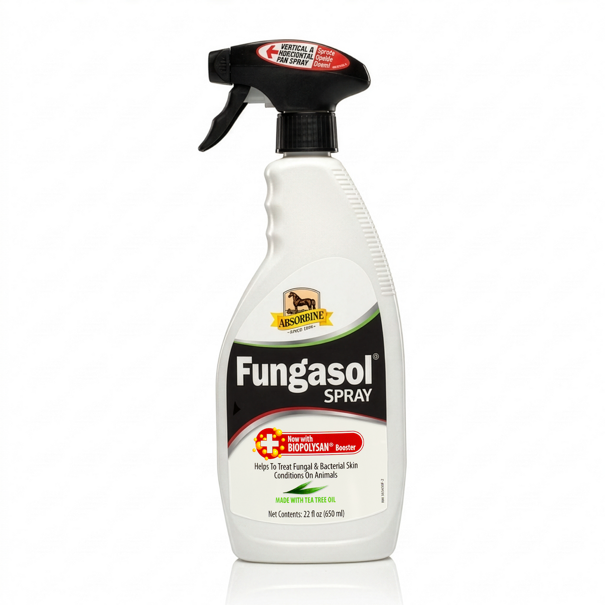 Atomizador de Fungasol Spray de Absorbine, solución antifúngica para caballos de 22 onzas