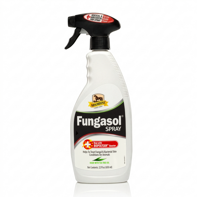 Atomizador de Fungasol Spray de Absorbine, solución antifúngica para caballos de 22 onzas