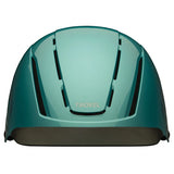 Casco de equitación Troxel Spirit Skydream celeste, vista frontal con las ventilas