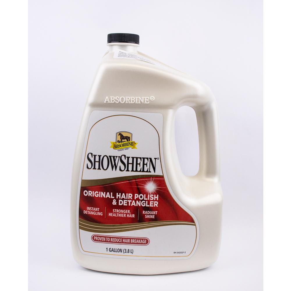 SHOWSHEEN POLISH PARA CRINES & DESENRREDANTE ABSORBINE (GALON)