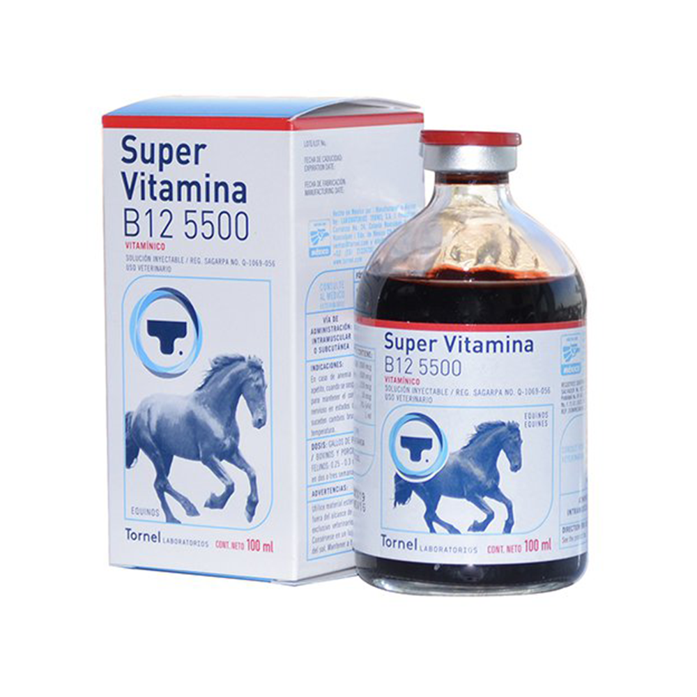SUPER VITAMINA B-12 5500 CABALLOS 100 ML