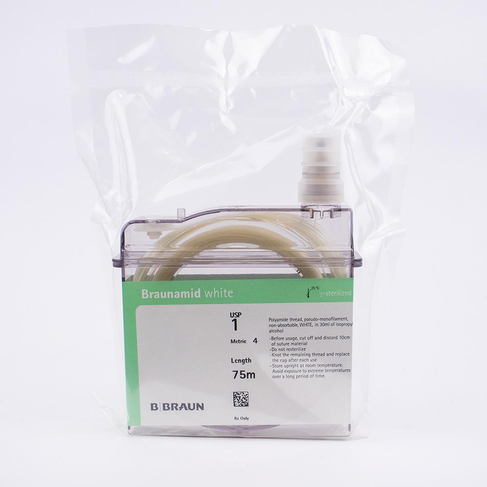 SUTURA #1 BRAUNAMID 75m TRENZADA SINTETICA