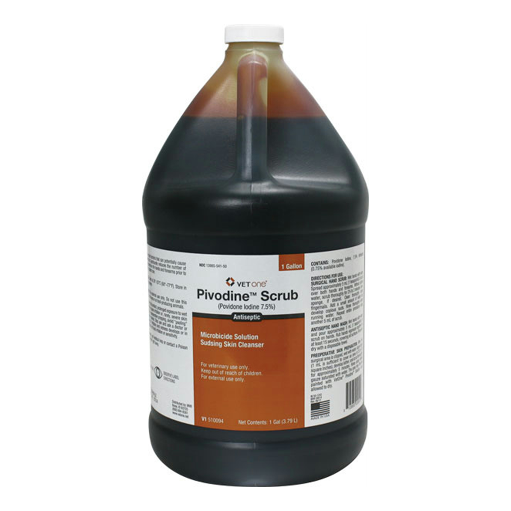 PIVODINE SCRUB GALLON (Povidone-iodine (0.75% titratable)  7.5%) (Espuma)