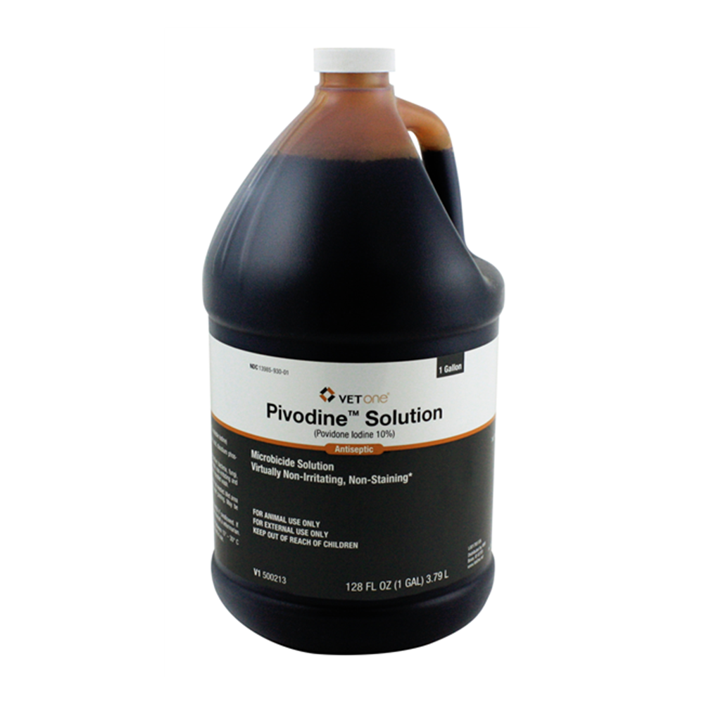 PIVODINE SOLUTION GALLON (Povidone-iodine (1.0% titratable)  10%