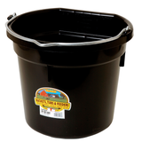 TINA LADO PLANO 20 QT FLAT BACK PLASTIC BUCKET NEGRA P20FBBLACK6