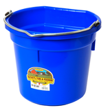 TINA LADO PLANO 20 QT FLAT BACK PLASTIC BUCKET AZUL P20FBBLUE6