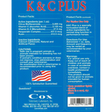 K & C PLUS 5 LBS ( BIOFLAVANOIDES CÍTRICOS ) Remedio en polvo p / caballos sangradores