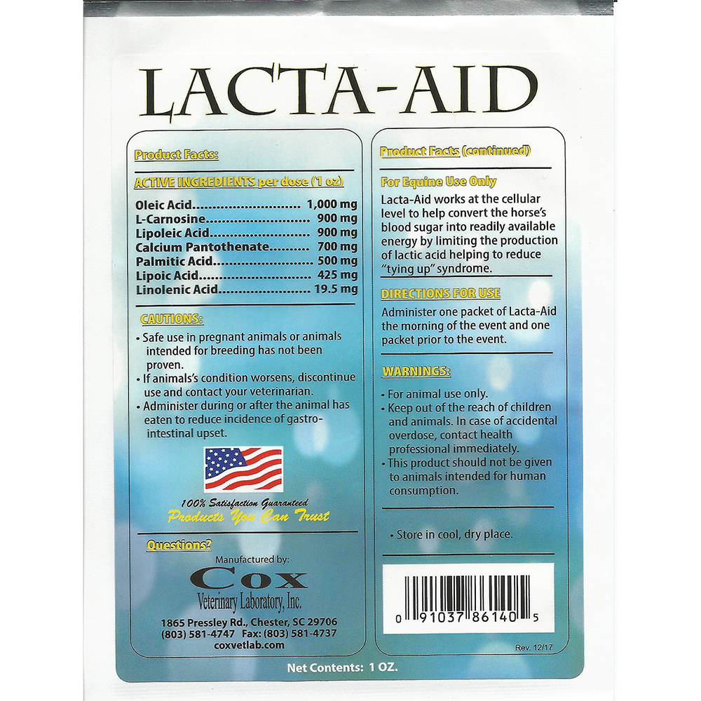 LACTA-AID POLVO 1 ONZA ( PAQUETE)